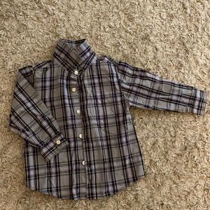Boys plaid shirt brand new